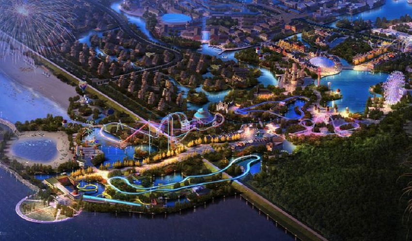 Parques de diversões Six Flags na China