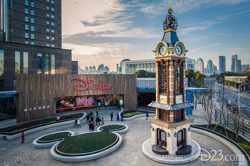 A incrível Disney Clock Tower, exclusiva de Xangai