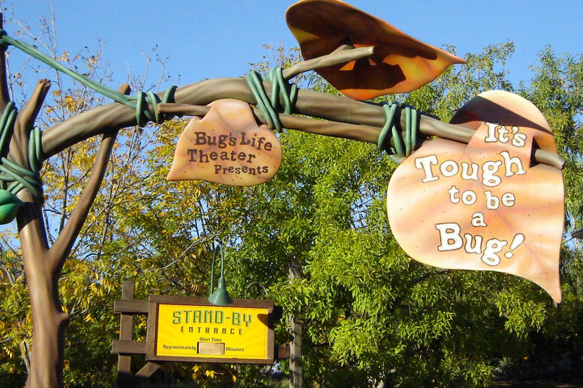 It’s Tough to be a Bug! (Disney California Adventure – a bug’s land)