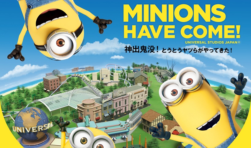 Os Minions vão para o Universal Studios Japan