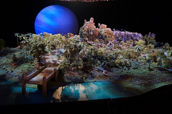 Maquete de Pandora - The World of Avatar na D23 Expo 2015