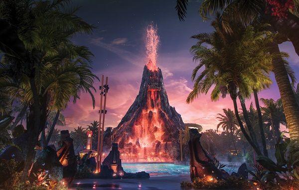 In early summer 2017, a first-of-its-kind water theme park will erupt at Universal Orlando Resort – Universal’s Volcano Bay. It will be an innovative experience filled with incredible thrills and perfected relaxation. Volcano Bay will span 30 fully immersive acres and feature a variety of experiences that range from daring to serene. Dozens of unique attractions will offer something for everyone, including a multi-directional wave pool with sandy beaches, peaceful winding river, twisting multi-rider raft rides, speeding body slides that drop from the top of the volcano into the waters below – and more. And the best part – guests won’t have to wait in long lines to enjoy any of it.