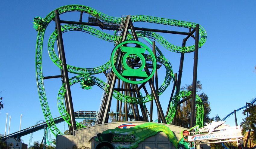 Green Lantern First Flight (Six Flags Magic Mountain – DC Universe)