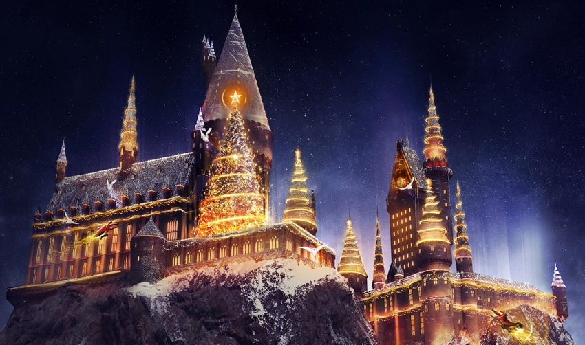 Comemoração de Natal chega ao The Wizarding World of Harry Potter de Orlando